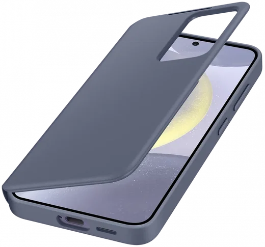 Origineel Samsung Galaxy S24 Hoesje Smart View Wallet Case Paars afbeelding 2