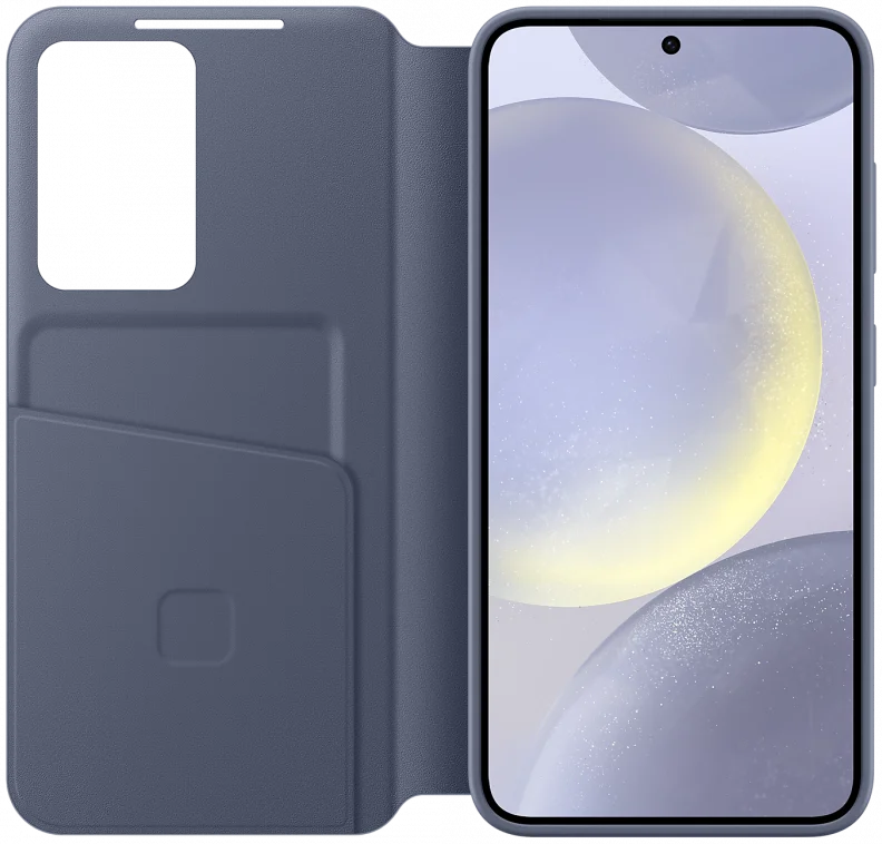 Origineel Samsung Galaxy S24 Hoesje Smart View Wallet Case Paars afbeelding 3