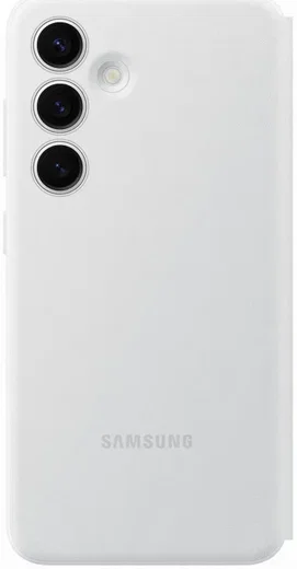 Origineel Samsung Galaxy S24 Hoesje Smart View Wallet Case Wit afbeelding 4