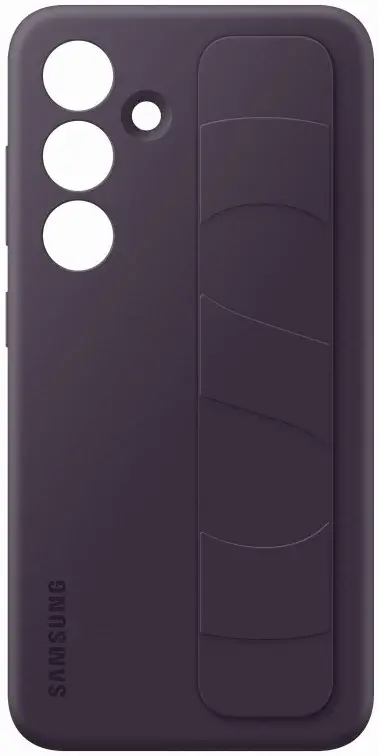 Origineel Samsung Galaxy S24 Hoesje Standing Grip Case Paars afbeelding 4