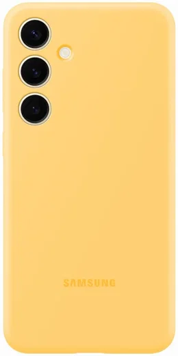 Origineel Samsung Galaxy S24 Plus Hoesje Silicone Case Geel afbeelding 1