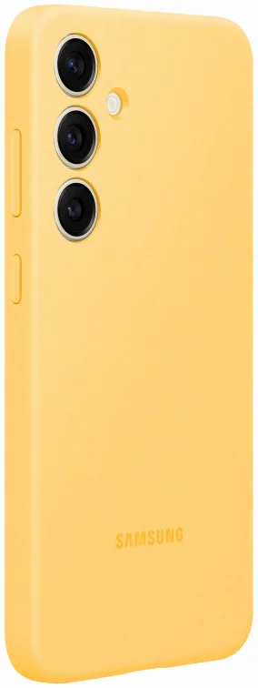 Origineel Samsung Galaxy S24 Plus Hoesje Silicone Case Geel afbeelding 2
