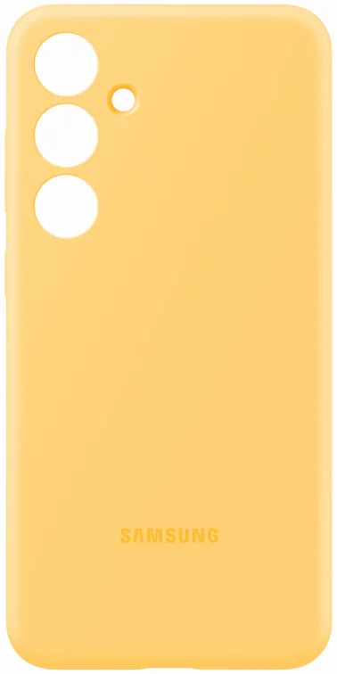 Origineel Samsung Galaxy S24 Plus Hoesje Silicone Case Geel afbeelding 3