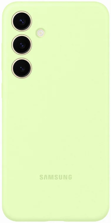 Origineel Samsung Galaxy S24 Plus Hoesje Silicone Case Groen afbeelding 1