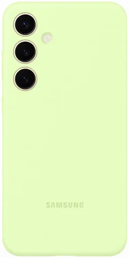 Origineel Samsung Galaxy S24 Plus Hoesje Silicone Case Groen afbeelding 1