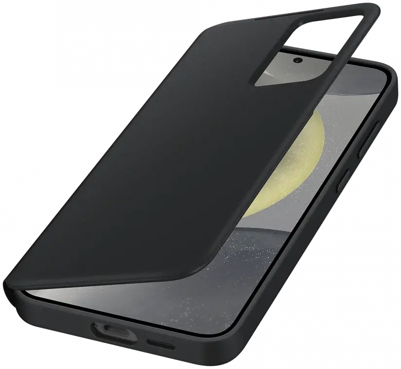 Origineel Samsung Galaxy S24 Plus Hoesje Smart View Wallet Case Zwart afbeelding 2