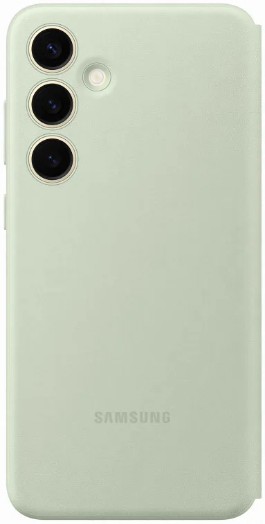 Origineel Samsung Galaxy S24 Plus Hoesje Smart View Wallet Case Groen afbeelding 4