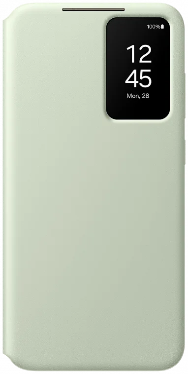 Origineel Samsung Galaxy S24 Plus Hoesje Smart View Wallet Case Groen afbeelding 1