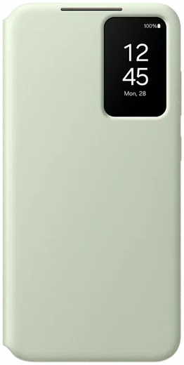 Origineel Samsung Galaxy S24 Plus Hoesje Smart View Wallet Case Groen afbeelding 1