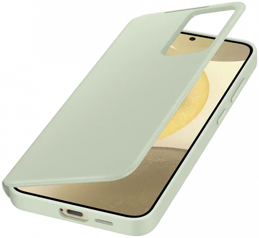 Origineel Samsung Galaxy S24 Plus Hoesje Smart View Wallet Case Groen afbeelding 2