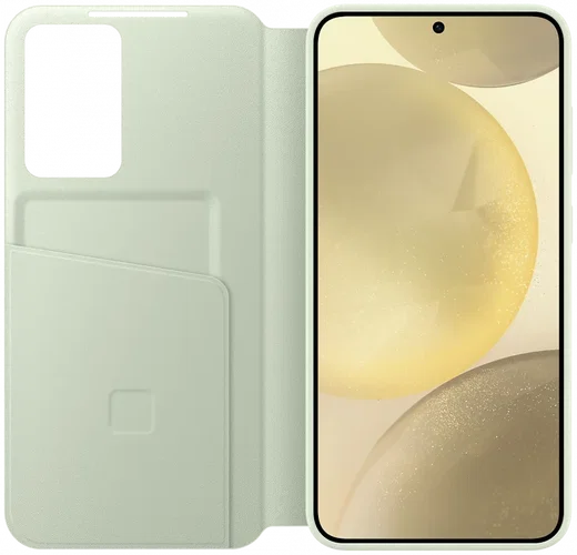 Origineel Samsung Galaxy S24 Plus Hoesje Smart View Wallet Case Groen afbeelding 3