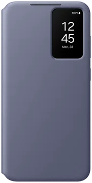 Origineel Samsung Galaxy S24 Plus Hoesje Smart View Wallet Case Paars