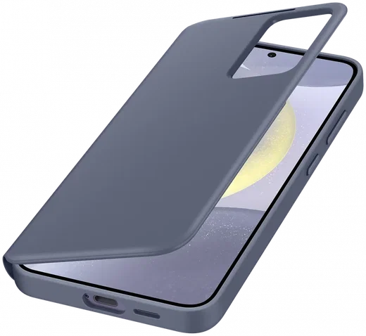 Origineel Samsung Galaxy S24 Plus Hoesje Smart View Wallet Case Paars afbeelding 2