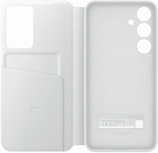 Origineel Samsung Galaxy S24 Plus Hoesje Smart View Wallet Case Wit afbeelding 5