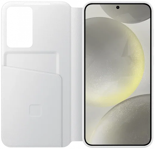 Origineel Samsung Galaxy S24 Plus Hoesje Smart View Wallet Case Wit afbeelding 3