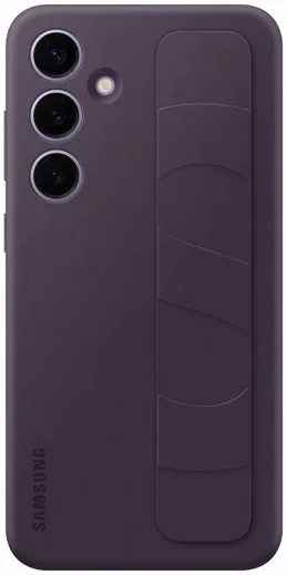 Origineel Samsung Galaxy S24 Plus Hoesje Standing Grip Case Paars afbeelding 3