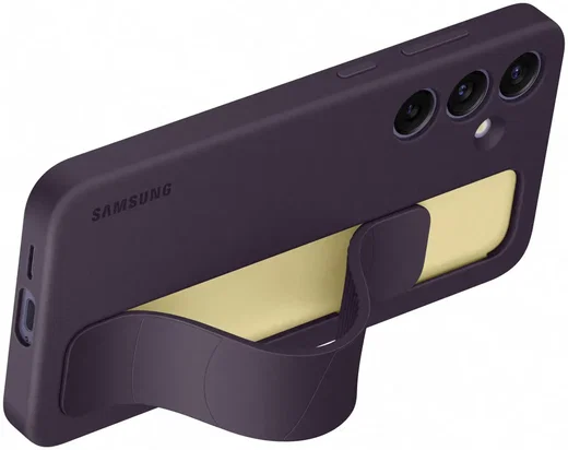 Origineel Samsung Galaxy S24 Plus Hoesje Standing Grip Case Paars afbeelding 2