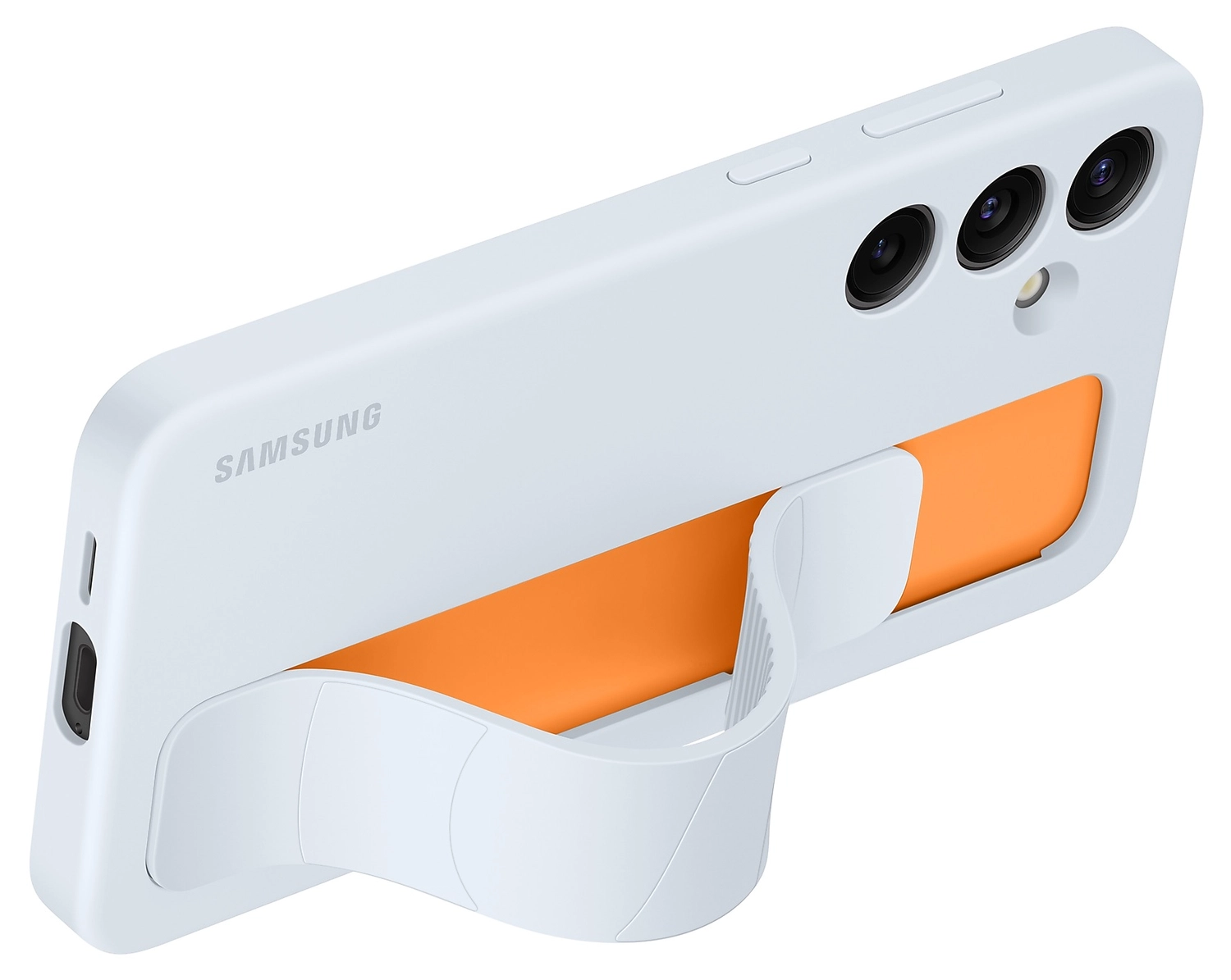 Origineel Samsung Galaxy S24 Plus Hoesje Standing Grip Case Wit afbeelding 2