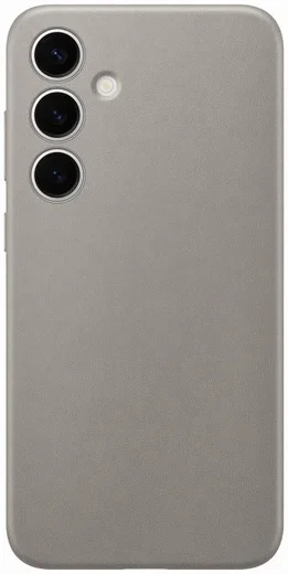 Origineel Samsung Galaxy S24 Plus Hoesje Vegan Leather Case Taupe afbeelding 1