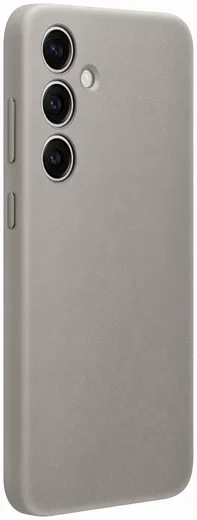 Origineel Samsung Galaxy S24 Plus Hoesje Vegan Leather Case Taupe afbeelding 2