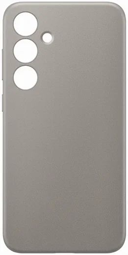 Origineel Samsung Galaxy S24 Plus Hoesje Vegan Leather Case Taupe afbeelding 3