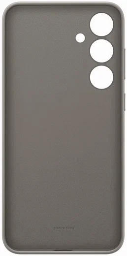 Origineel Samsung Galaxy S24 Plus Hoesje Vegan Leather Case Taupe afbeelding 5