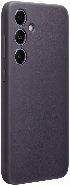 Origineel Samsung Galaxy S24 Plus Hoesje Vegan Leather Case Paars afbeelding 2
