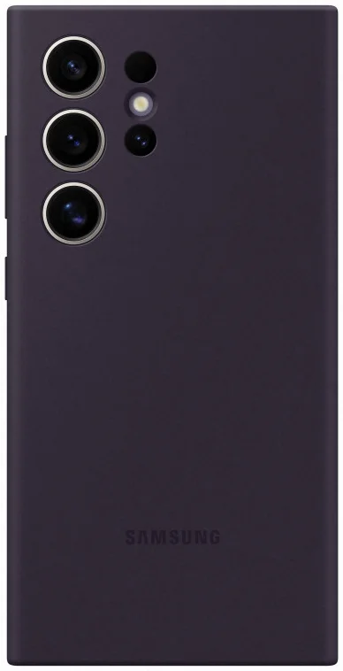 Origineel Samsung Galaxy S24 Ultra Hoesje Silicone Case Paars afbeelding 1