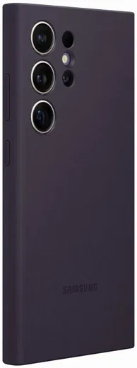 Origineel Samsung Galaxy S24 Ultra Hoesje Silicone Case Paars afbeelding 2