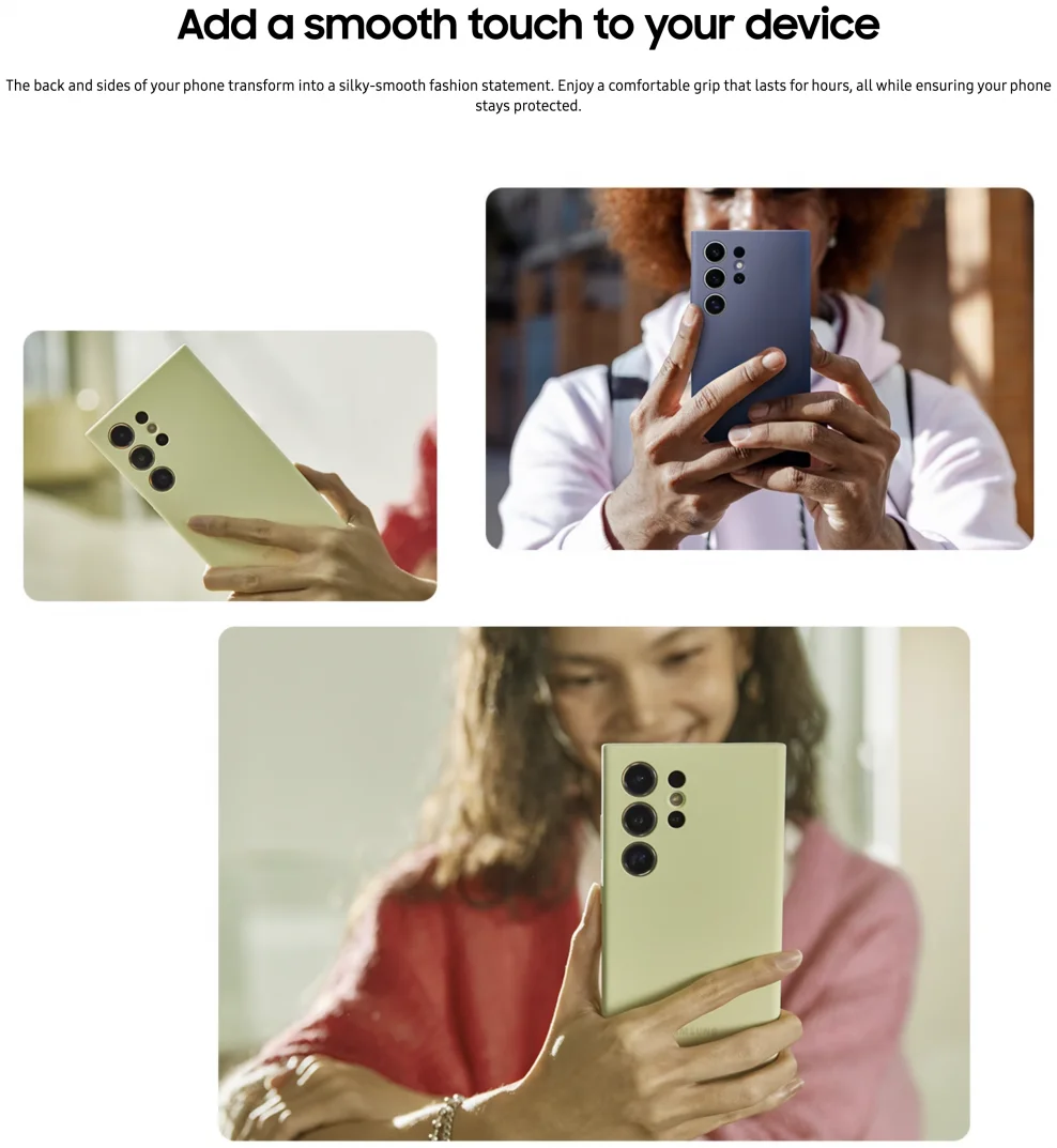 Origineel Samsung Galaxy S24 Ultra Hoesje Silicone Case Violet afbeelding 4