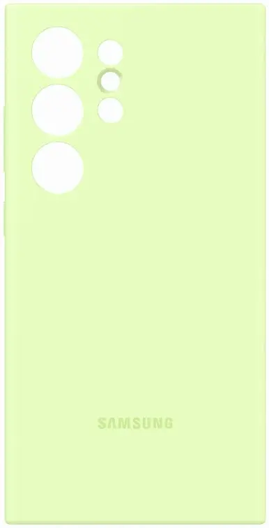 Origineel Samsung Galaxy S24 Ultra Hoesje Silicone Case Groen afbeelding 7