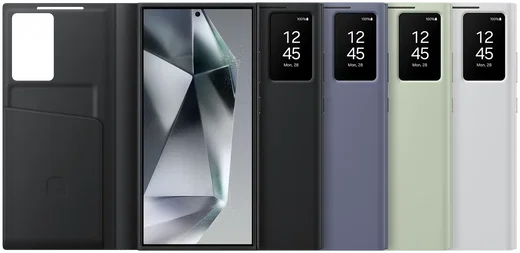 Origineel Samsung Galaxy S24 Ultra Hoesje Smart View Wallet Case Zwart afbeelding 8