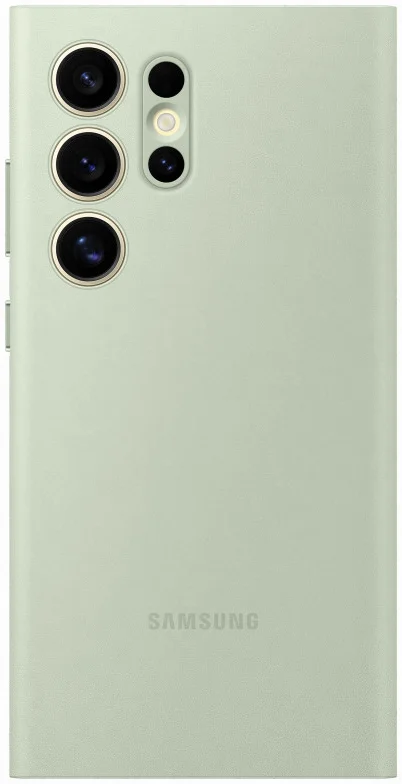 Origineel Samsung Galaxy S24 Ultra Hoesje Smart View Wallet Case Groen afbeelding 4