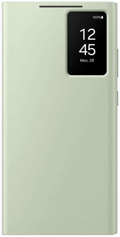 Origineel Samsung Galaxy S24 Ultra Hoesje Smart View Wallet Case Groen afbeelding 1