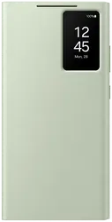 Origineel Samsung Galaxy S24 Ultra Hoesje Smart View Wallet Case Groen afbeelding