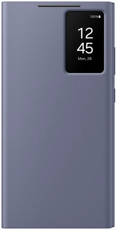 Origineel Samsung Galaxy S24 Ultra Hoesje Smart View Wallet Case Paars afbeelding 1