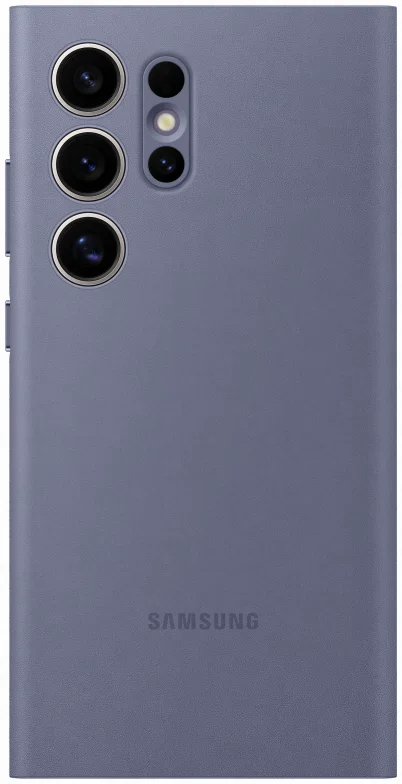 Origineel Samsung Galaxy S24 Ultra Hoesje Smart View Wallet Case Paars afbeelding 4