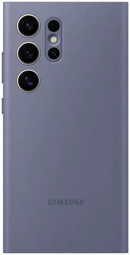 Origineel Samsung Galaxy S24 Ultra Hoesje Smart View Wallet Case Paars afbeelding 4