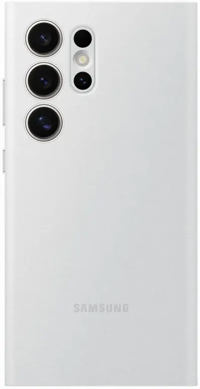 Origineel Samsung Galaxy S24 Ultra Hoesje Smart View Wallet Case Wit afbeelding 4