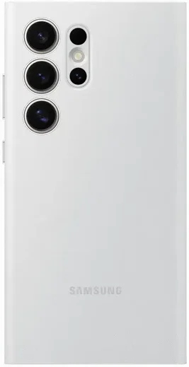 Origineel Samsung Galaxy S24 Ultra Hoesje Smart View Wallet Case Wit afbeelding 4