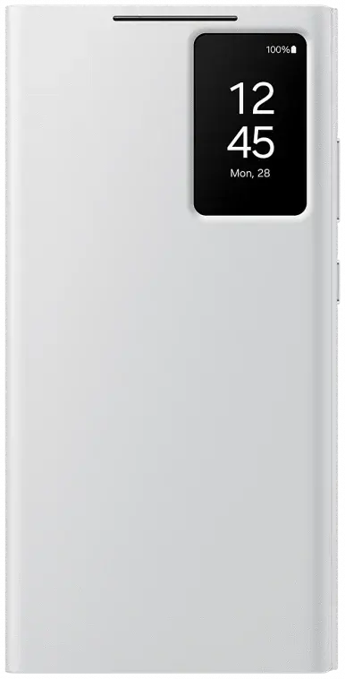 Origineel Samsung Galaxy S24 Ultra Hoesje Smart View Wallet Case Wit afbeelding 1