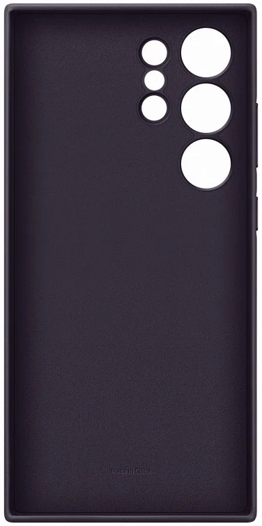 Origineel Samsung Galaxy S24 Ultra Hoesje Vegan Leather Case Paars afbeelding 5