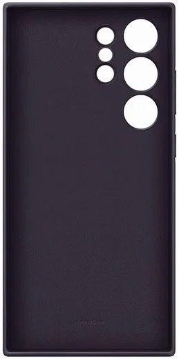 Origineel Samsung Galaxy S24 Ultra Hoesje Vegan Leather Case Paars afbeelding 5