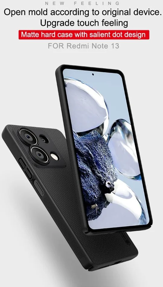 Nillkin Super Frosted Shield Xiaomi Redmi Note 13 5G Hoesje Blauw afbeelding 7