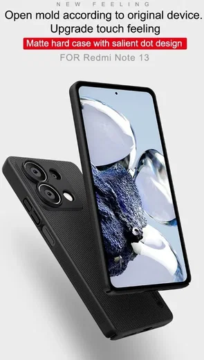 Nillkin Super Frosted Shield Xiaomi Redmi Note 13 5G Hoesje Blauw afbeelding 7