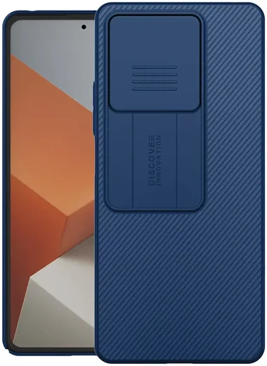 Nillkin CamShield Xiaomi Redmi Note 13 5G Hoesje Camera Slider Blauw afbeelding 1