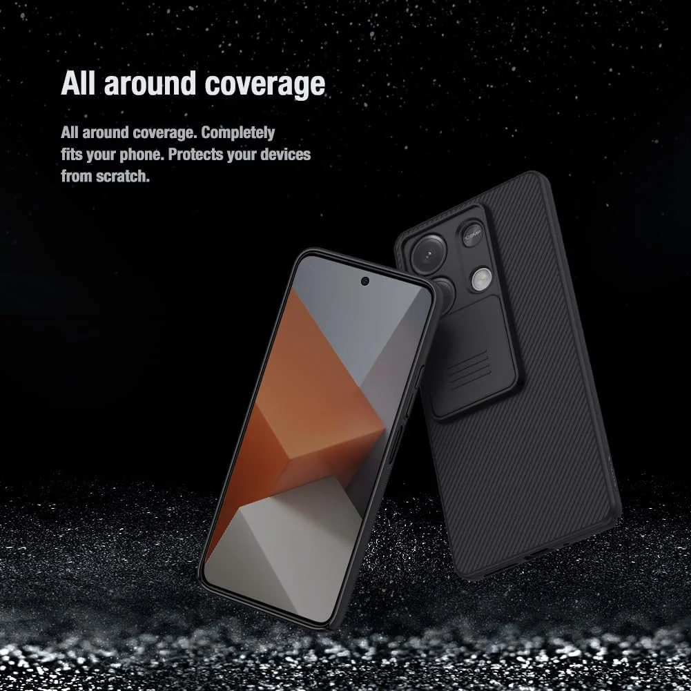 Nillkin CamShield Xiaomi Redmi Note 13 5G Hoesje Camera Slider Blauw afbeelding 7