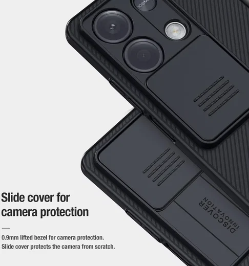 Nillkin CamShield Xiaomi Redmi Note 13 5G Hoesje Camera Slider Blauw afbeelding 9