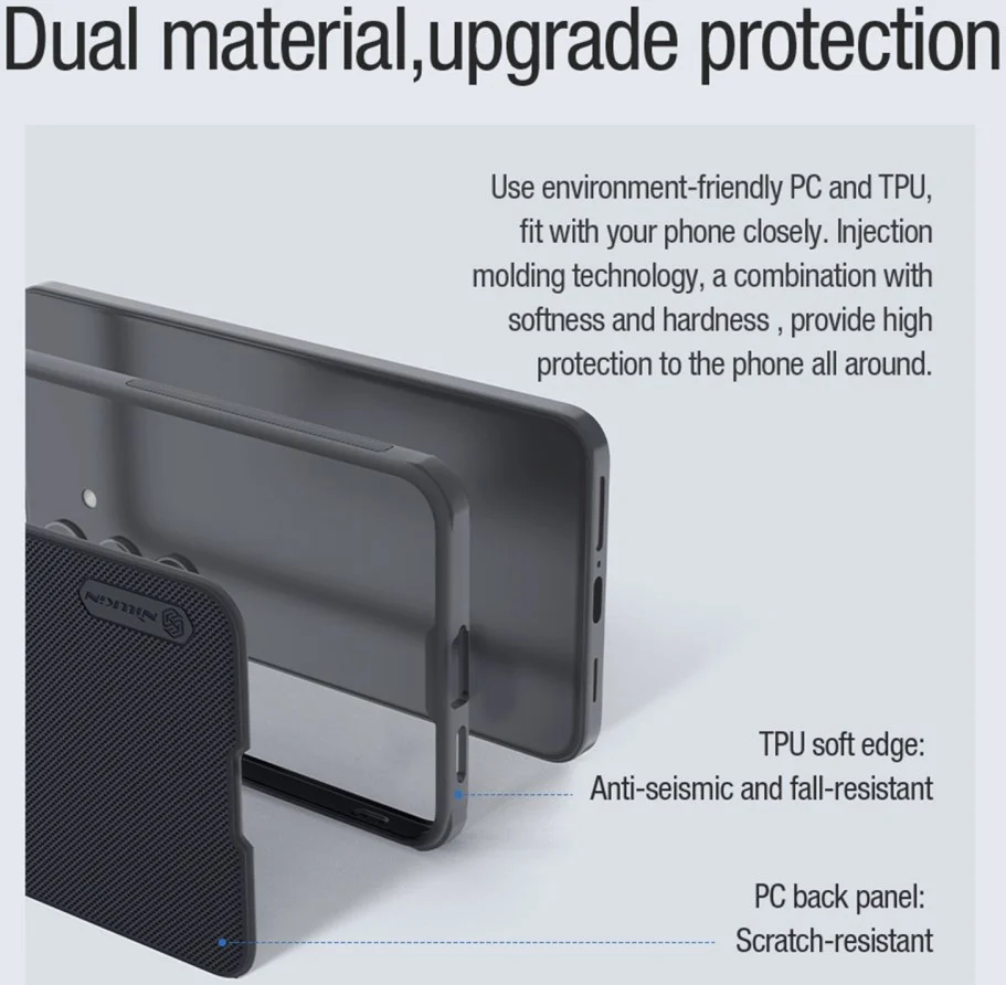 Nillkin Frosted Shield Samsung Galaxy S24 Plus Hoesje MagSafe Zwart afbeelding 11