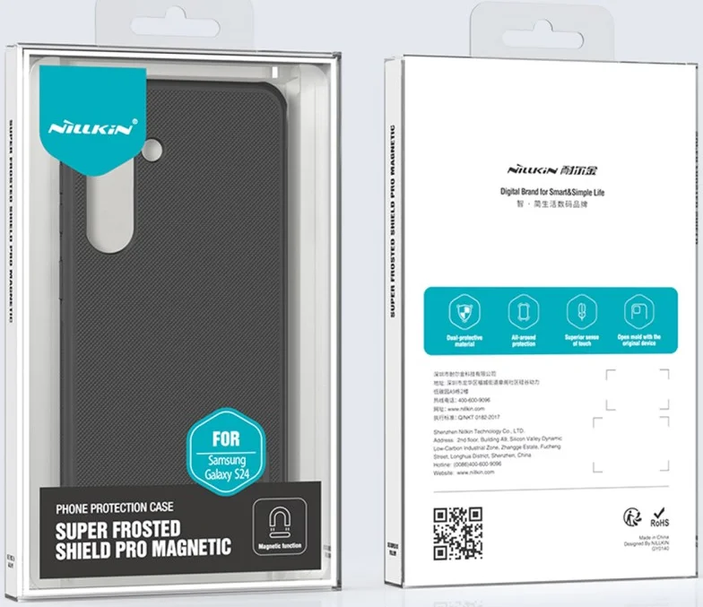 Nillkin Frosted Shield Samsung Galaxy S24 Plus Hoesje MagSafe Zwart afbeelding 12